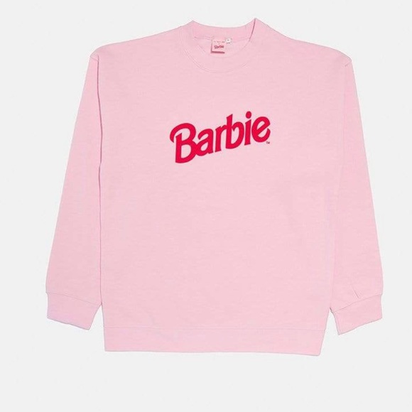Barbie Pink & Red Logo Sweatshirt - Picture 3 of 4